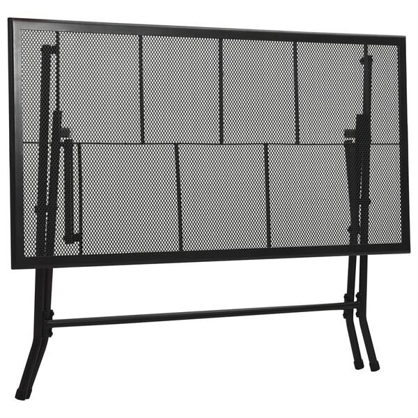 vidaXL 7 Piece Garden Dining Set Steel Anthracite