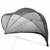vidaXL Pool Dome Folding Manual Black 500 x 500 x 236 cm