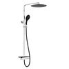 EISL Overhead Shower Set with Thermostatic Mixer GRANDE VITA Chrome-black