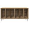 vidaXL Record Cabinet Artisan oak 100 x 38 x 48 cm Engineered Wood