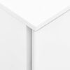 vidaXL Mobile File Cabinet White 39x45x67 cm Steel