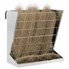 vidaXL Hay Feeder Silver 71 x 33 x 70 cm Galvanised Steel