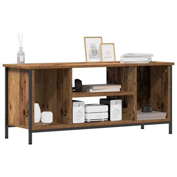 vidaXL TV Cabinet Old Wood 102 x 35 x 45 cm Engineered Wood