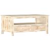 vidaXL Coffee Table White 90x50x40 cm Solid Mango Wood