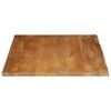 vidaXL Table Top Live Edge 110x80x3.8 cm Solid Wood Mango