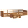 vidaXL Outdoor Sofa Set 5 pcs Natural Solid Acacia Wood