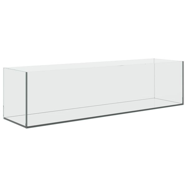 vidaXL Aquarium with Storage Transparent 80 x 20 x 20 cm Glass