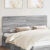 vidaXL Headboard with Headboard Grey Sonoma 180 cm Engineered wood