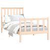 vidaXL Bed Frame without Mattress 100x200 cm Solid Wood Pine