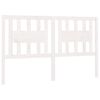 vidaXL Headboard White 146x4x100 cm Solid Wood Pine