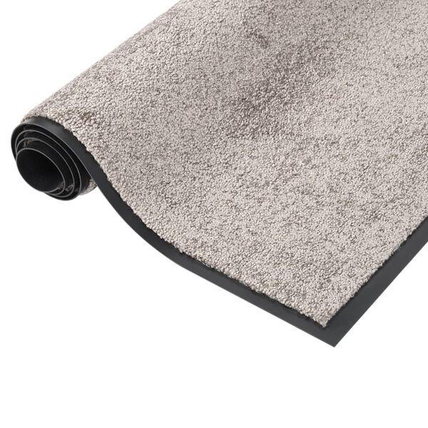 vidaXL Doormat Grey 60x80 cm