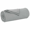 vidaXL Throw Blanket Grey 170 x 130 cm 0.33 kg Fleece