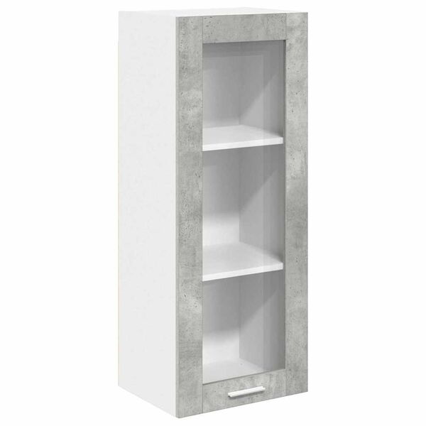 vidaXL Hanging Cabinet Concrete Grey 40 x 31 x 100 cm Engineered Wood