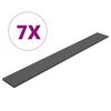 vidaXL Replacement Fence Boards WPC 7 pcs 170 cm Grey