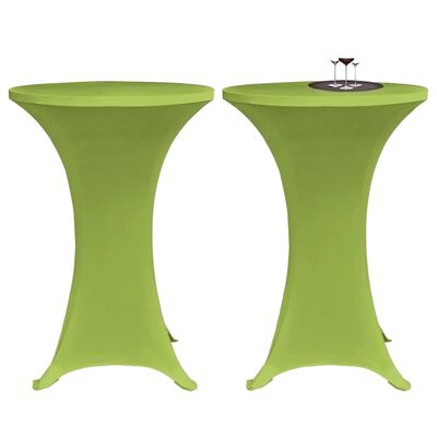 vidaXL Stretch Table Cover 4 pcs 70 cm Green