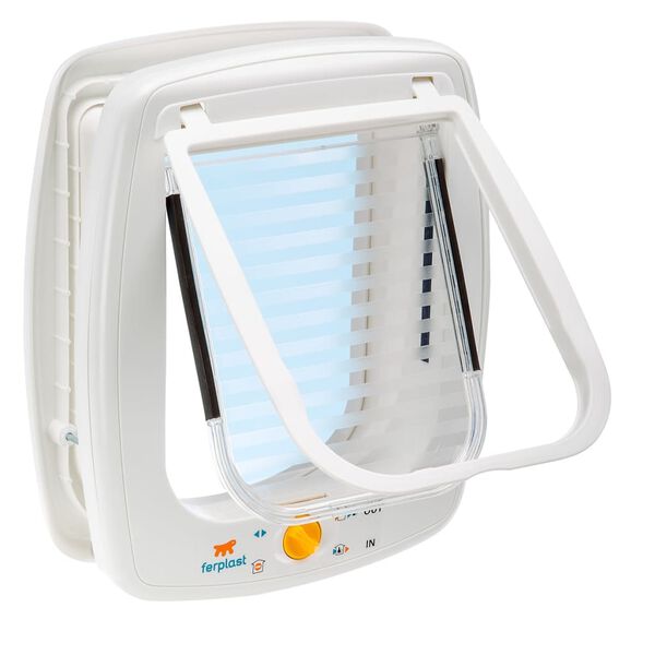 Ferplast 4-Way Manual Cat Flap Swing 9 SET White 72105011