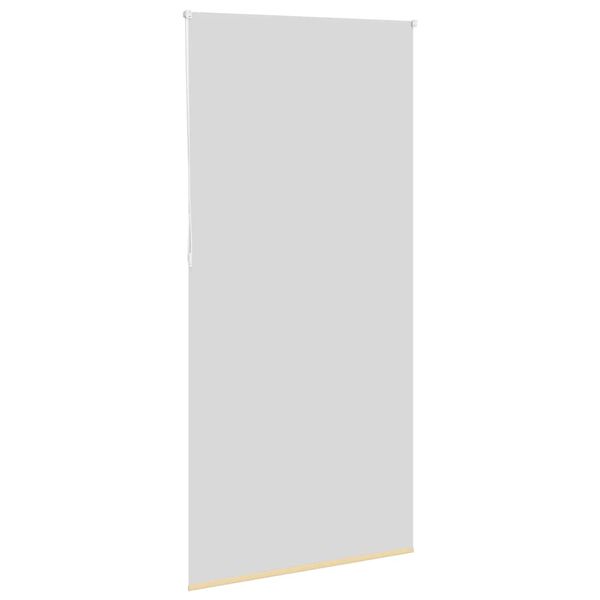 vidaXL Roller Blind Blackout Beige 105x230 cm Fabric Width 100.7 cm Polyester