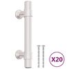vidaXL Cabinet Handles 20 pcs Silver 64 mm Stainless Steel