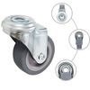 vidaXL Bolt Hole Swivel Casters 4 pcs 50 mm