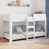 vidaXL Bunk Bed for Kids White 90 x 200 cm Engineered Wood