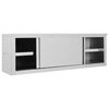 vidaXL Kitchen Wall Cabinet with Sliding Doors 150x40x50 cm Stainless Steel