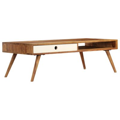 vidaXL Coffee Table 110x50x35 cm Solid Sheesham wood