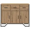 vidaXL Sideboard with Drawer Artisan Oak 97 x 32.5 x 74.5 cm
