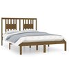 vidaXL Bed Frame without Mattress Honey Brown Solid Wood 120x200 cm