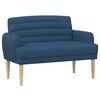vidaXL Loveseat with Button Tufted Blue 116 x 67 x 80 cm Fabric