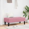 vidaXL Bench Pink 113 x 57 x 39 cm Velvet