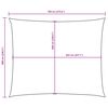 vidaXL Sunshade Sail Oxford Fabric Rectangular 6x7 m Brown