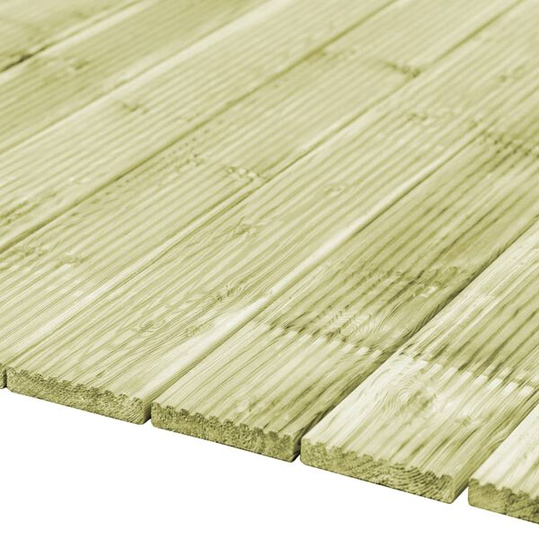vidaXL 8 pcs Decking Boards 1.16 m² 1m Impregnated Pinewood