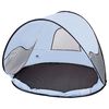 DERYAN Pop-up Beach Tent with Mosquito Net 120x90x80 cm Sky Blue