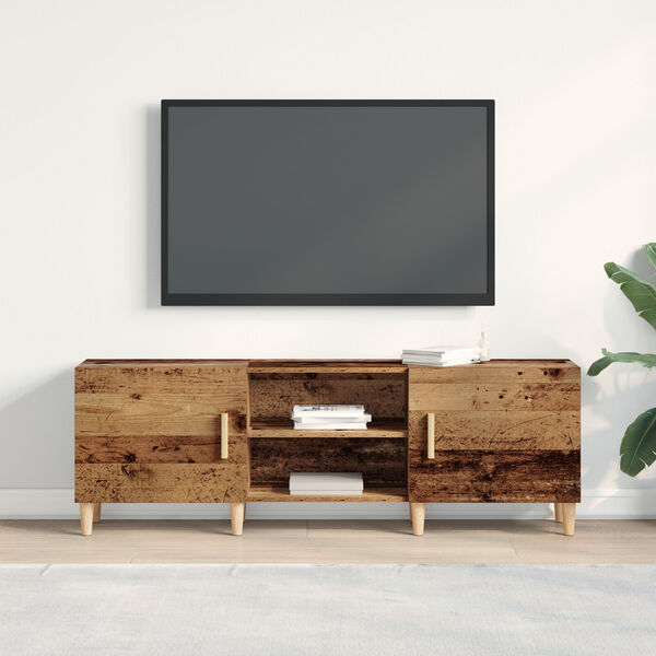 vidaXL TV Cabinet Old wood 150 x 30 x50 cm Engineered Wood