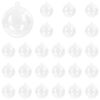 vidaXL Christmas Ball Set 25 pcs Transparent Dia. 8 cm Plastic