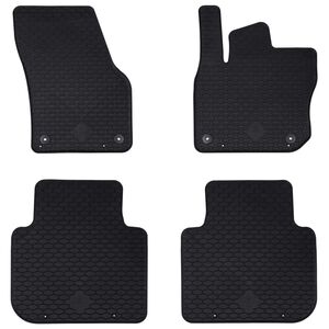 vidaXL Car Mat 4 pcs Black suitable for &Scaron;koda KODIAQ TDI 2024- Rubber