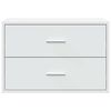 vidaXL Cabinet with 2 Drawers White 60x31x40 cm Engineered Wood