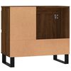 vidaXL Bathroom Cabinet Brown Oak 65x33x60 cm Engineered Wood
