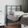 vidaXL Metal Replace Headboard Black 75 cm
