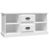 vidaXL TV Cabinet White 99,5x35,5x48 cm Engineered Wood