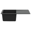 vidaXL Sink Black 670 x 460 mm Granite