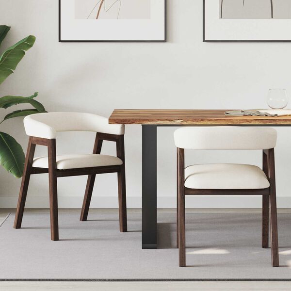 vidaXL Dining Chairs 2 pcs Light Brown 54 x 57 x 73 cm