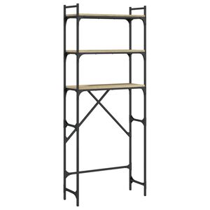 vidaXL Washing Machine Shelf Sonoma Oak 67x25x163 cm Engineered Wood