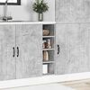 vidaXL Bottom Cabinet Riga Concrete Grey 20x44.5x81.5 cm Engineered Wood