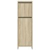 vidaXL 4 Piece Bathroom Furniture Set Sonoma Oak Engineered Wood