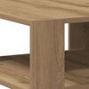 vidaXL Coffee Table Artisan Oak 58x58x40 cm Engineered Wood