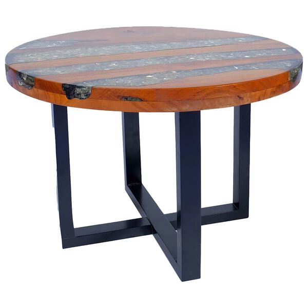 vidaXL Coffee Table Teak Resin 60 cm