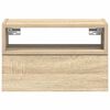 vidaXL Wall-mounted Bedside Cabinets 2 pcs Sonoma Oak 45x26x28.5 cm
