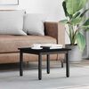 vidaXL Coffee Table Black Oak 50 x 50 x 36 cm Engineered Wood