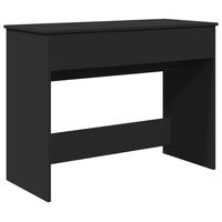 vidaXL Dressing Table with Mirror Black 100x45x76 cm